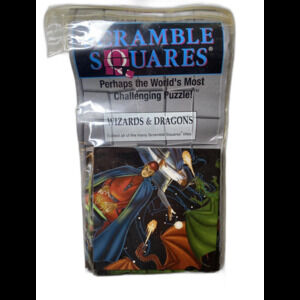 Vintage b. dazzle Scramble Squares Puzzle Wizards & Dragons Ages 4+ 2002